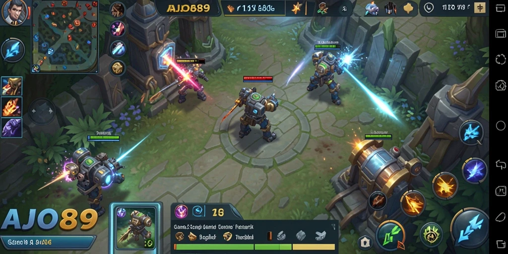Tampilan menarik dari gameplay SLG yang mendebarkan.