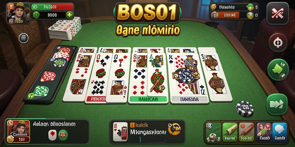 Tampilan gameplay seru dan menantang pada BOS01.