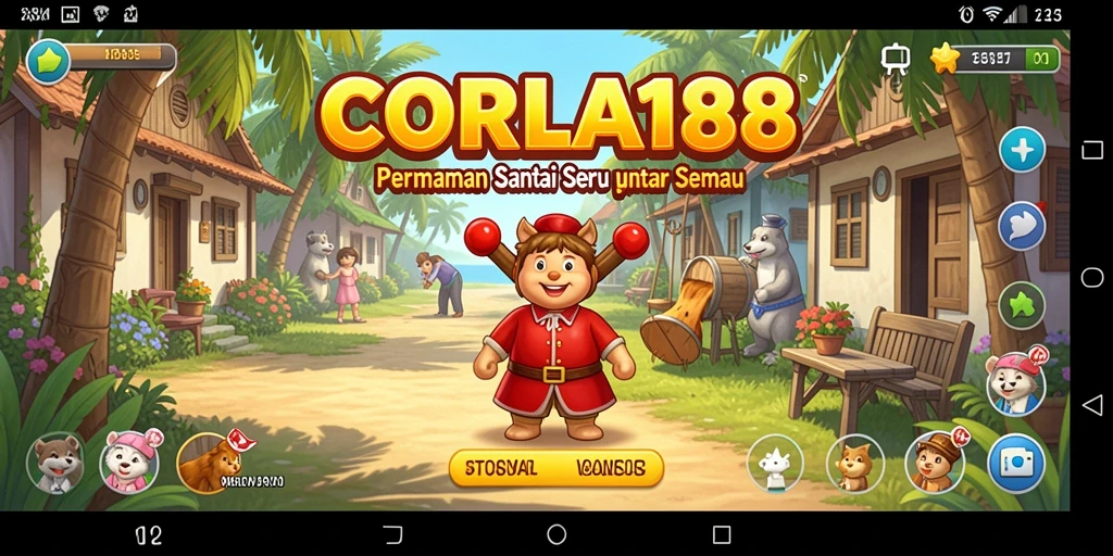Tampilan gameplay seru dan penuh warna di CORLA188.