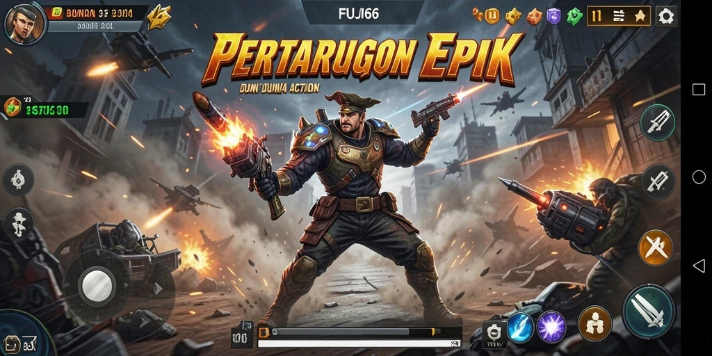 Tampak aksi seru dalam game FUJI66 yang menampilkan pertarungan epik.