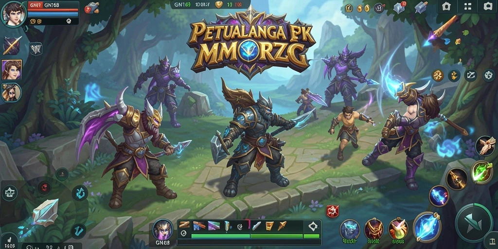 Gameplay seru di dunia fantasi GN168 dengan grafis menakjubkan.