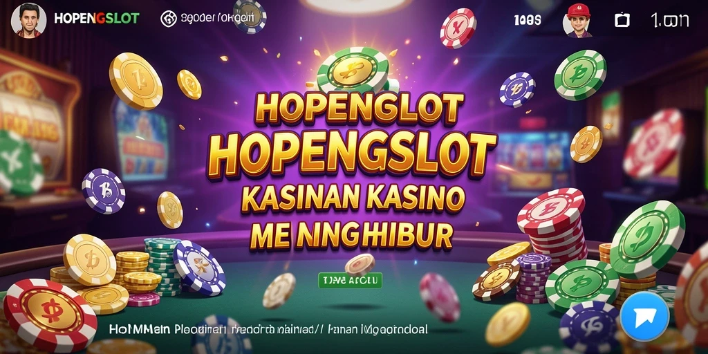 Tampilan utama gameplay HOPENGSLOT yang menakjubkan dan interaktif.