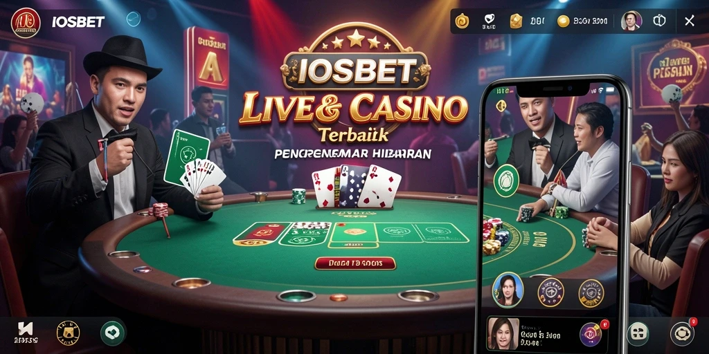 Tampilan gameplay Live Casino yang menarik di IOSBET.
