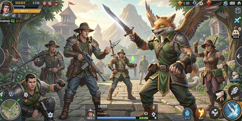 Tampilan gameplay menarik pada LOS303 dengan strategi yang mendalam.