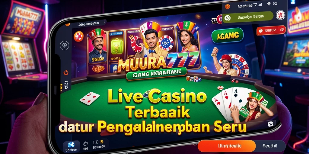 Tampilan gameplay Live Casino yang menegangkan dan interaktif di MUARA777.
