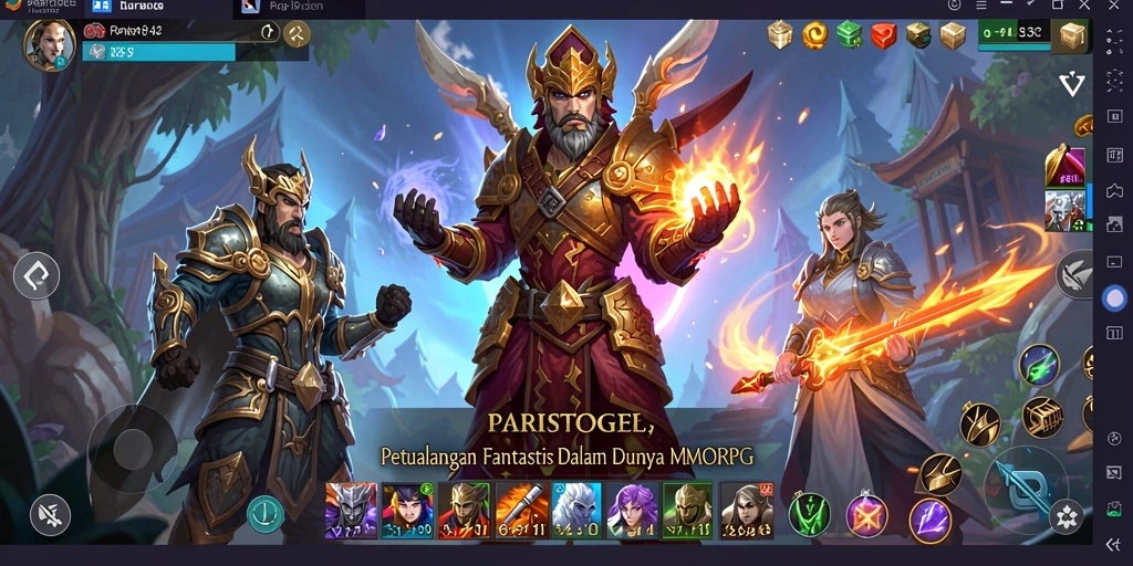 Tampilan menakjubkan dari gameplay dalam PARISTOGEL yang mendebarkan.