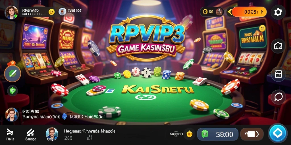 Screenshot gameplay RPVIP3 yang menampilkan keseruan permainan Kasino.
