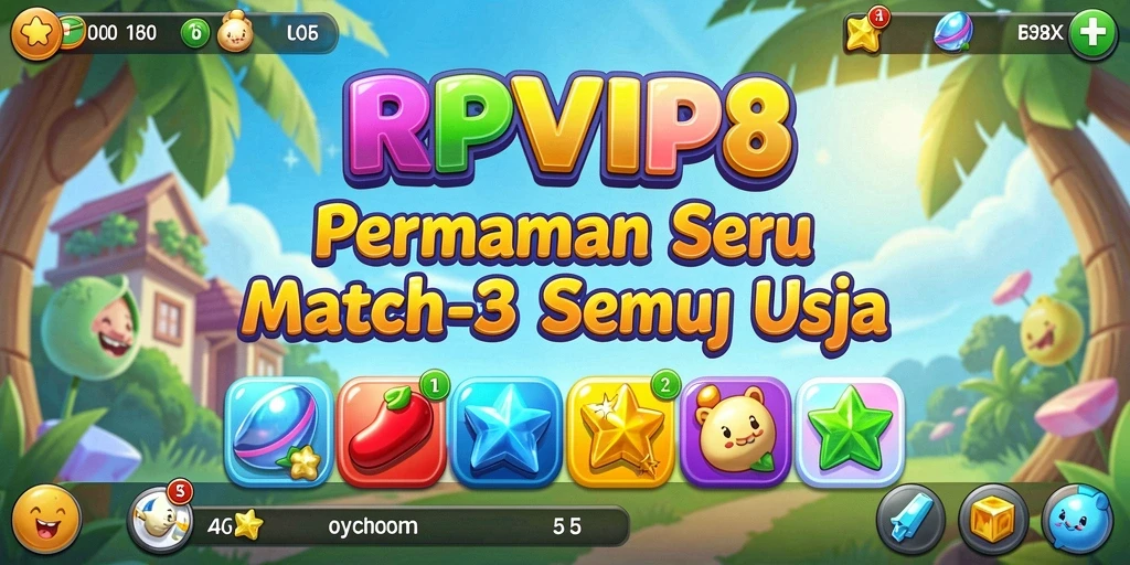 Gameplay RPVIP8 yang seru dan penuh warna.