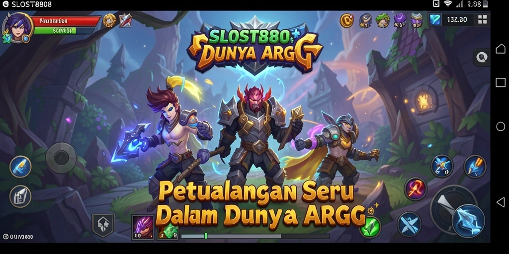 Tampilan gameplay epik dari SLOST8808 di dunia ARPG.