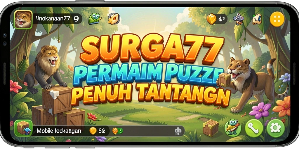 Tampilan menarik dari gameplay SURGA77 yang menantang.