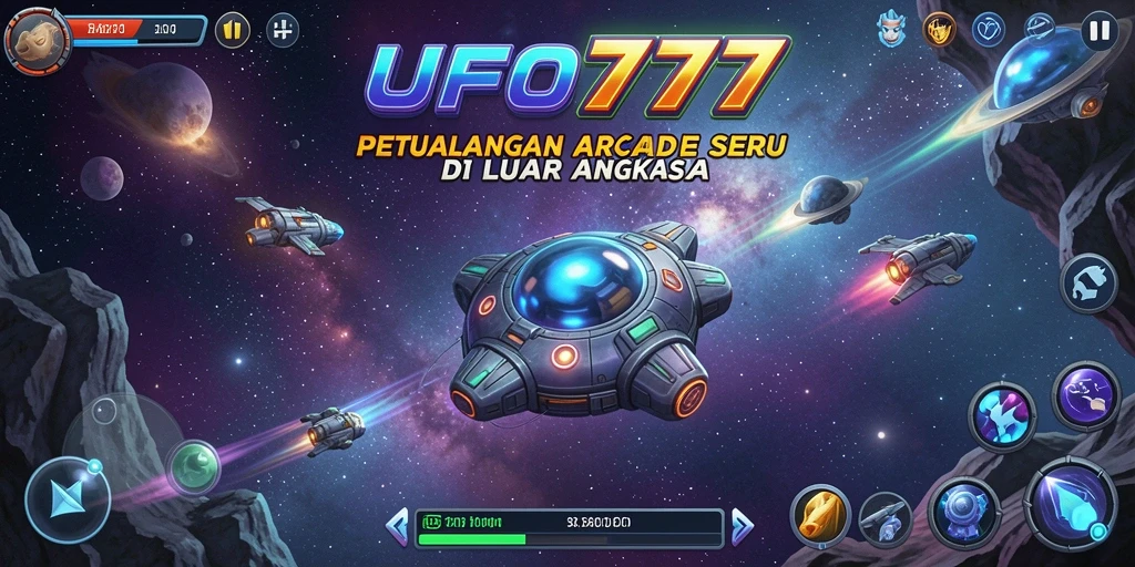 Tangkapan layar dari <strong>UFO777</strong> menampilkan aksi seru dalam gaya permainan Arcade.