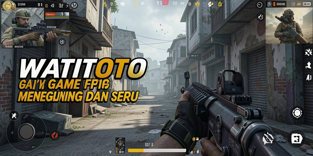 Gameplay seru dan intens di WATITOTO dengan aksi FPS mendebarkan.